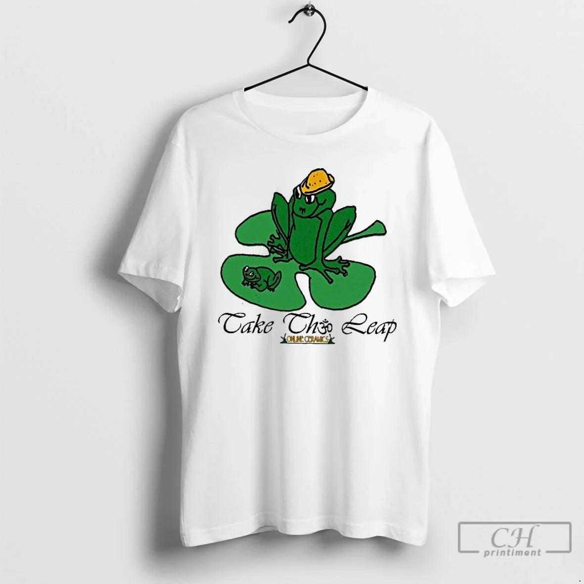 Premium Online Ceramics Take Leap Success Frog T Shirts Long Sleeve