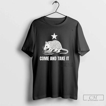 Premium Opossum Come And Take It Logo Long Sleeve Vintage Fashion