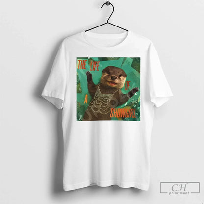 Premium Otter Life Showgirl Album Tank Top Retro Apparel