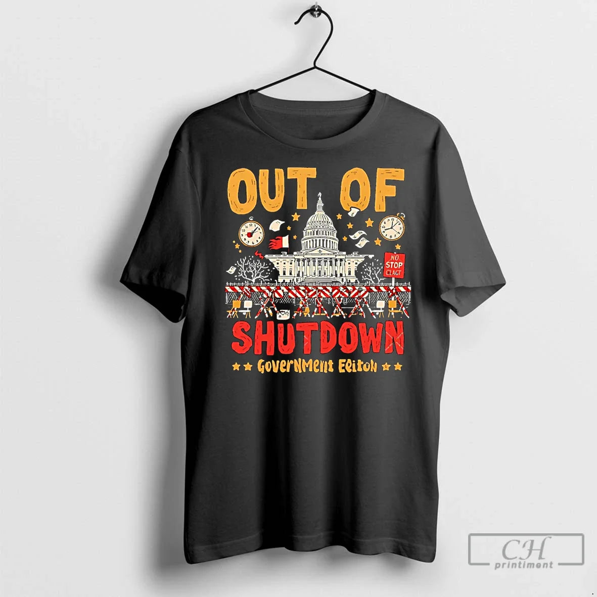 Premium Out Shutdown Government Shutdown TShirt Unique Look