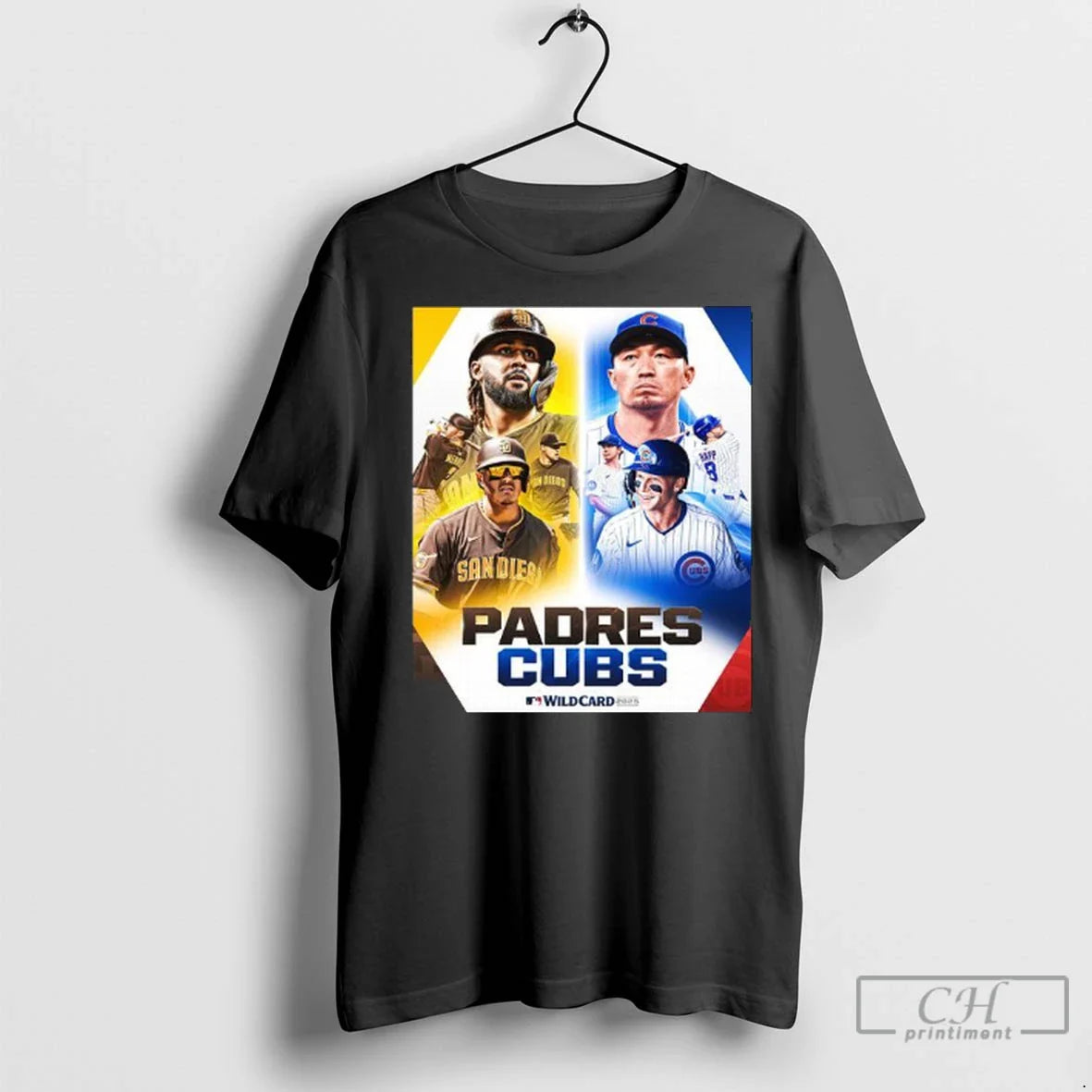 Premium Padres Vs Cubs 2025 Wild Card Game TShirt Elegant Outfit