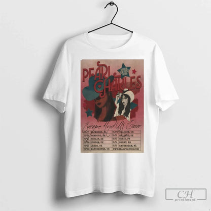 Premium Pearl Charles Europe And Uk Tour 2025 Tee Retro Apparel
