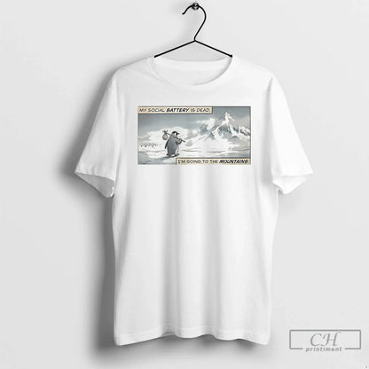 Penguin My Social Battery Is Dead Im Going To Mountains Meme