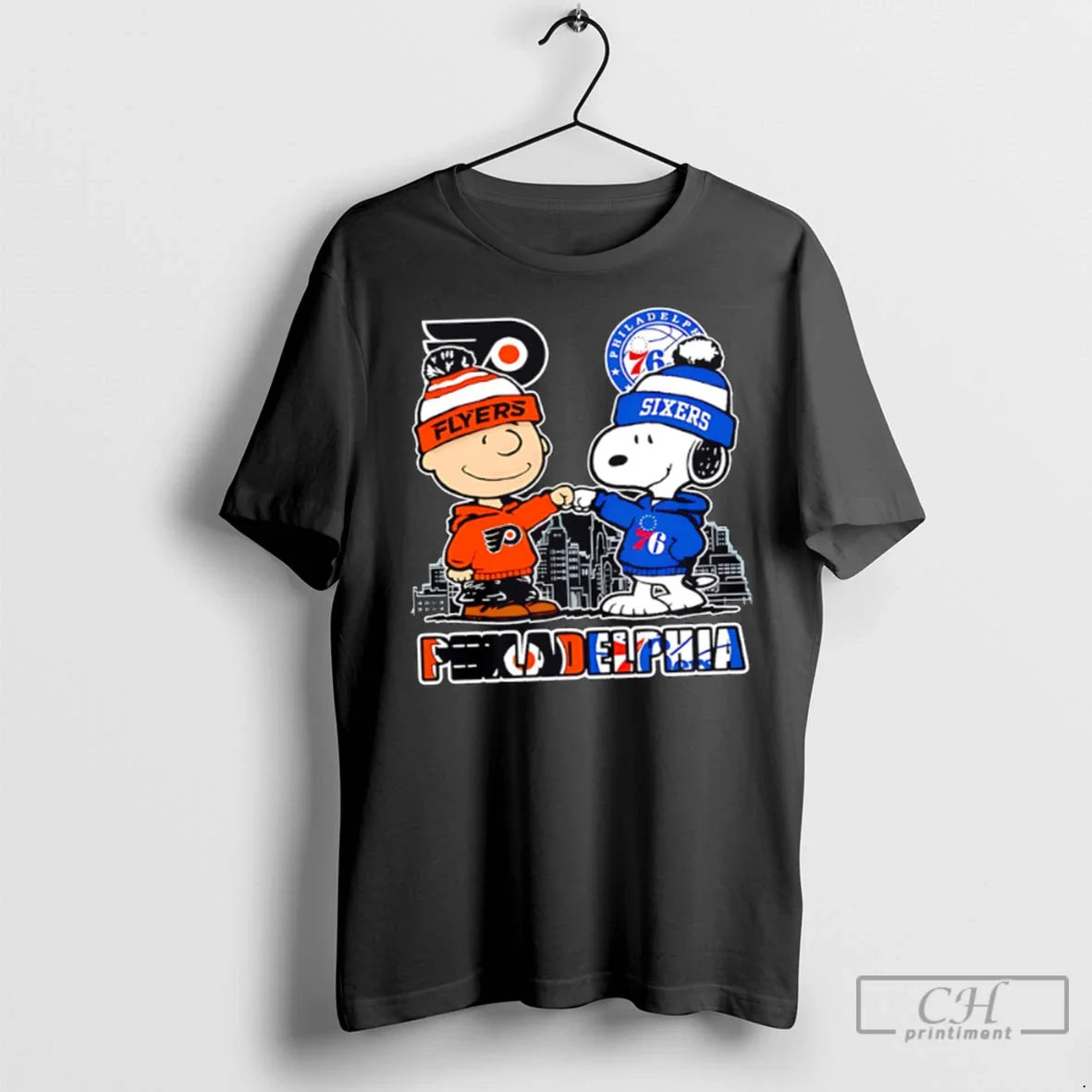 Premium Philadelphia Flyers X 76Ers Snoopy Shirt Modern Look
