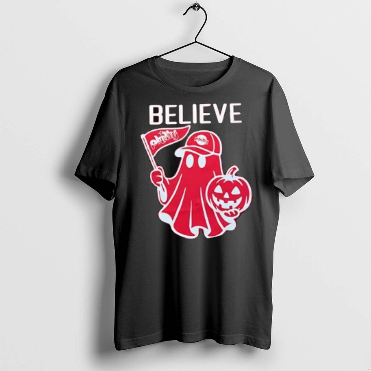 Premium Philadelphia Phillies Halloween Pumpkin Believe Philly Ghost