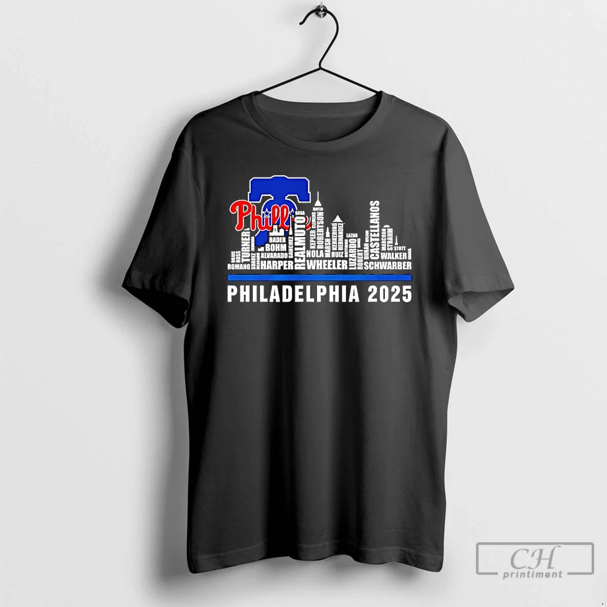 Premium Philadelphia City Skyline 2025 Philadelphia Phillies Baseball