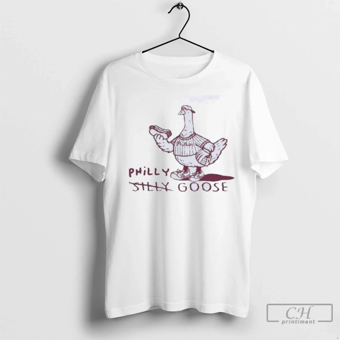 Premium Phillies Goose Powder TShirt Vintage Gift