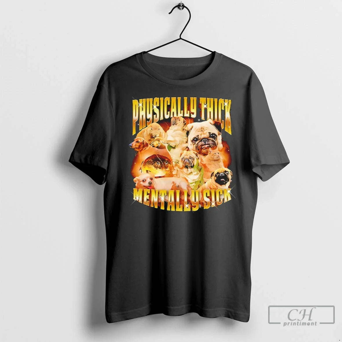 Premium Physically Thick Mentally Sick 90S Bootleg Sweatshirt Premium