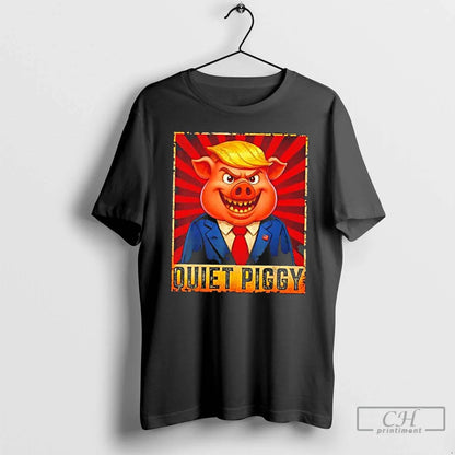 Premium Pig X Trump Hair Quiet Piggy Long Sleeve Classic Art