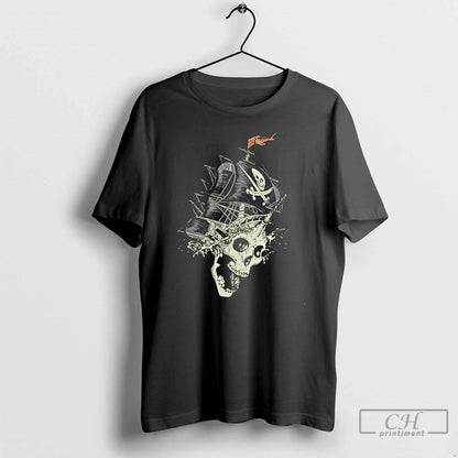 Premium Pirate Skull Jolly Roger T Shirts Shirt Stylish Art