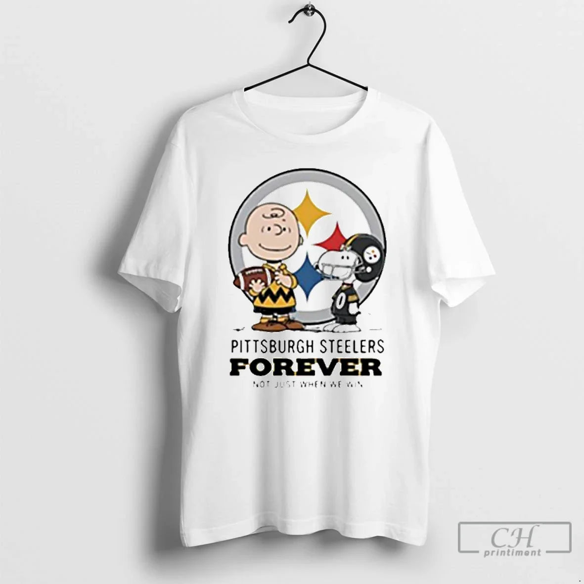 Premium Pittsburgh Steelers Charlie Brown Snoopy Steelers Forever Not