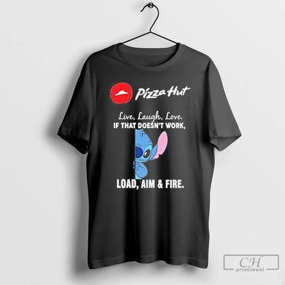 Premium Pizza Hut X Stitch Live Laugh Love If That Doesnt Work Load