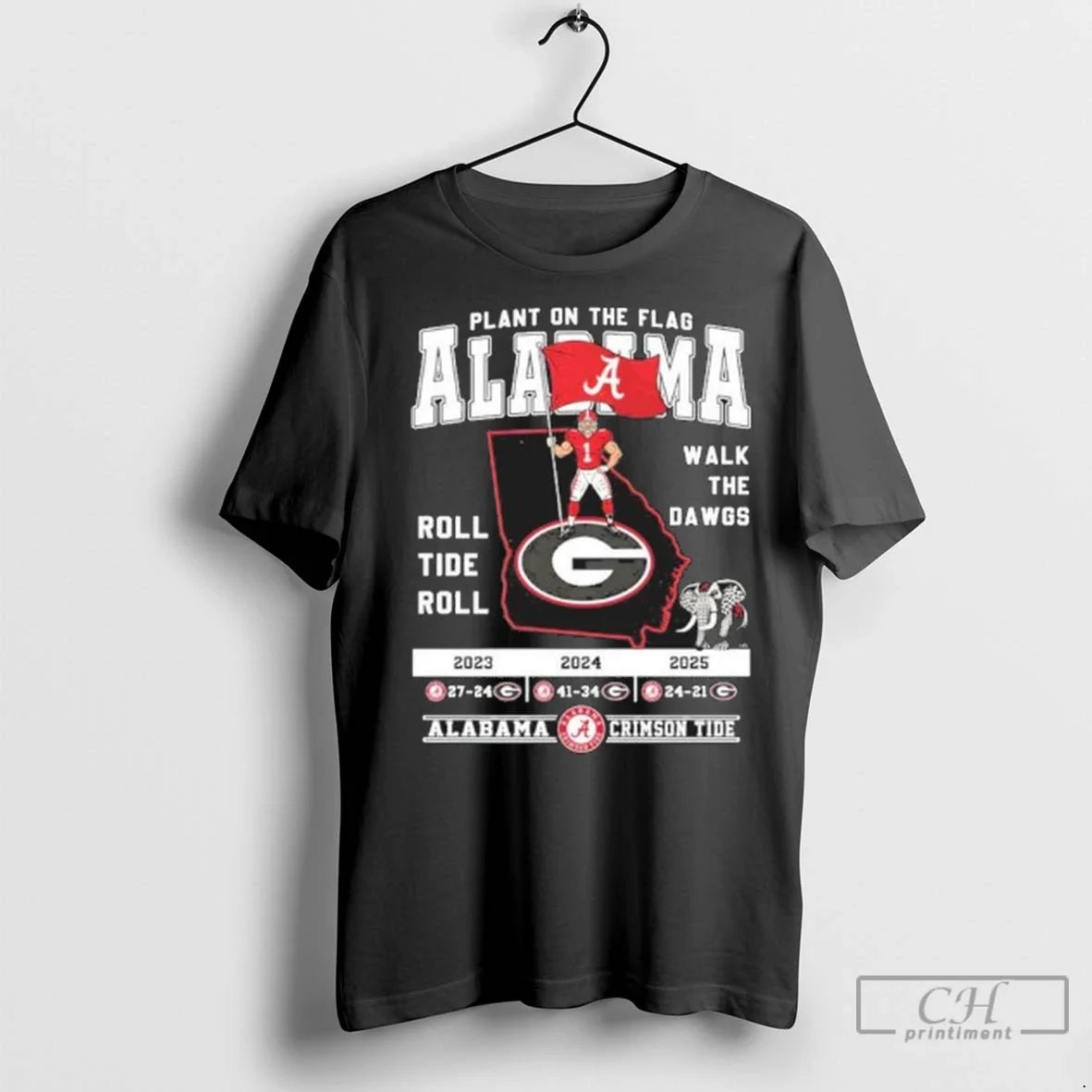 Premium Plan Flag Alabama Walk Dawgs Sweatshirt Retro Look