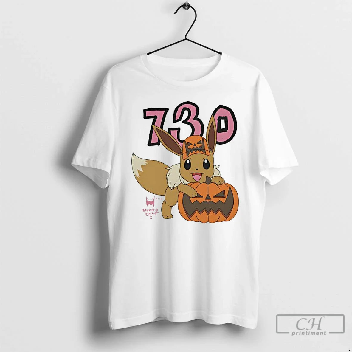 Premium Pokemon Eevee 730 Halloween T Shirts Tee Classic Art