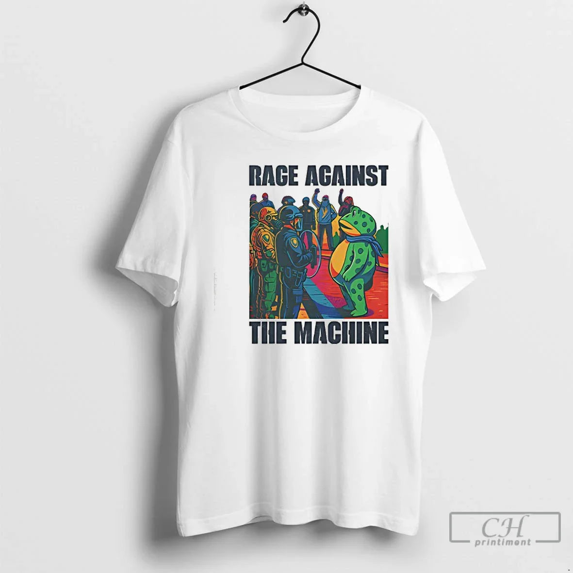 Premium Portland Frog Anti Ice Rage Against Machine T Shirts Shirt