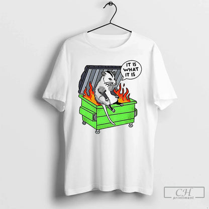 Premium Possum Thinking Edge Danger It Is What It Is T Shirts