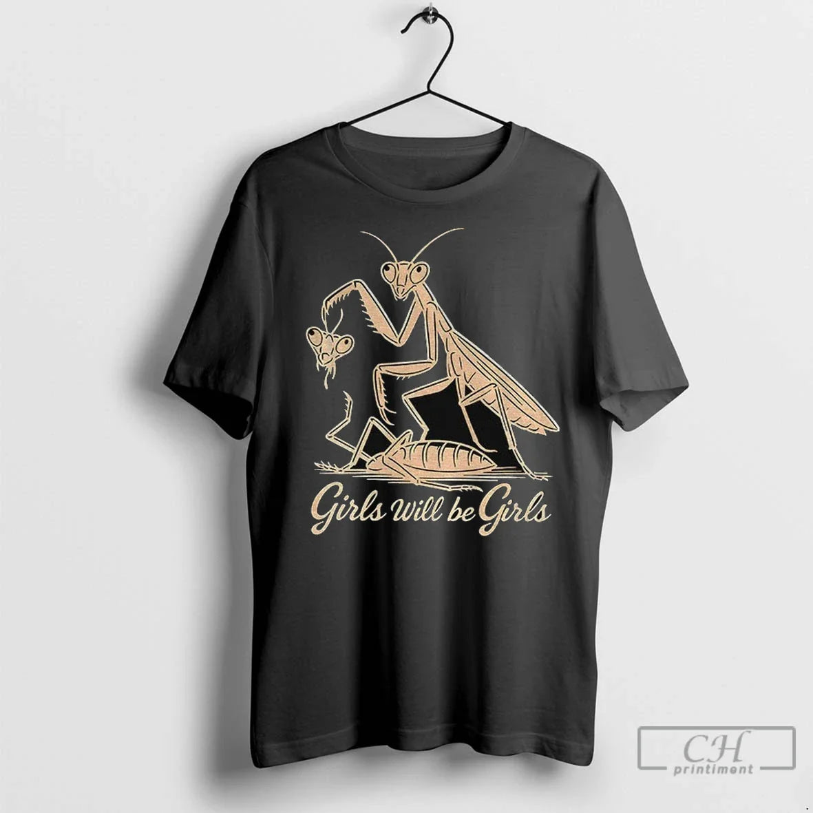 Premium Praying Mantis Feminist Gothic Bug Will Be Shirt Classic
