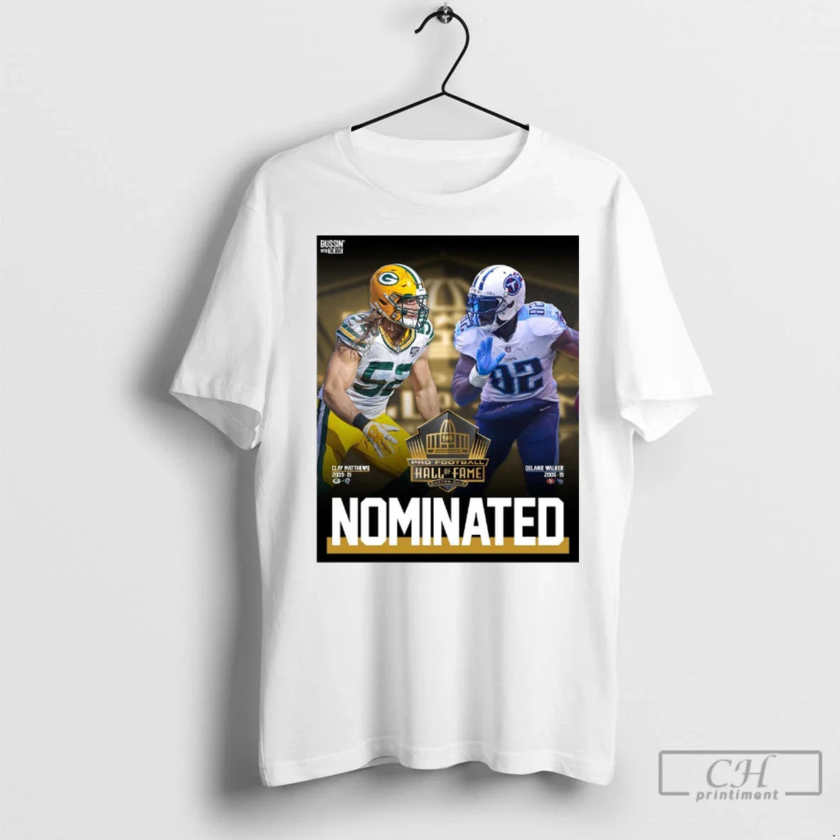 Premium Pro Football Hall Fame Clay Matthews And Delanie Walker