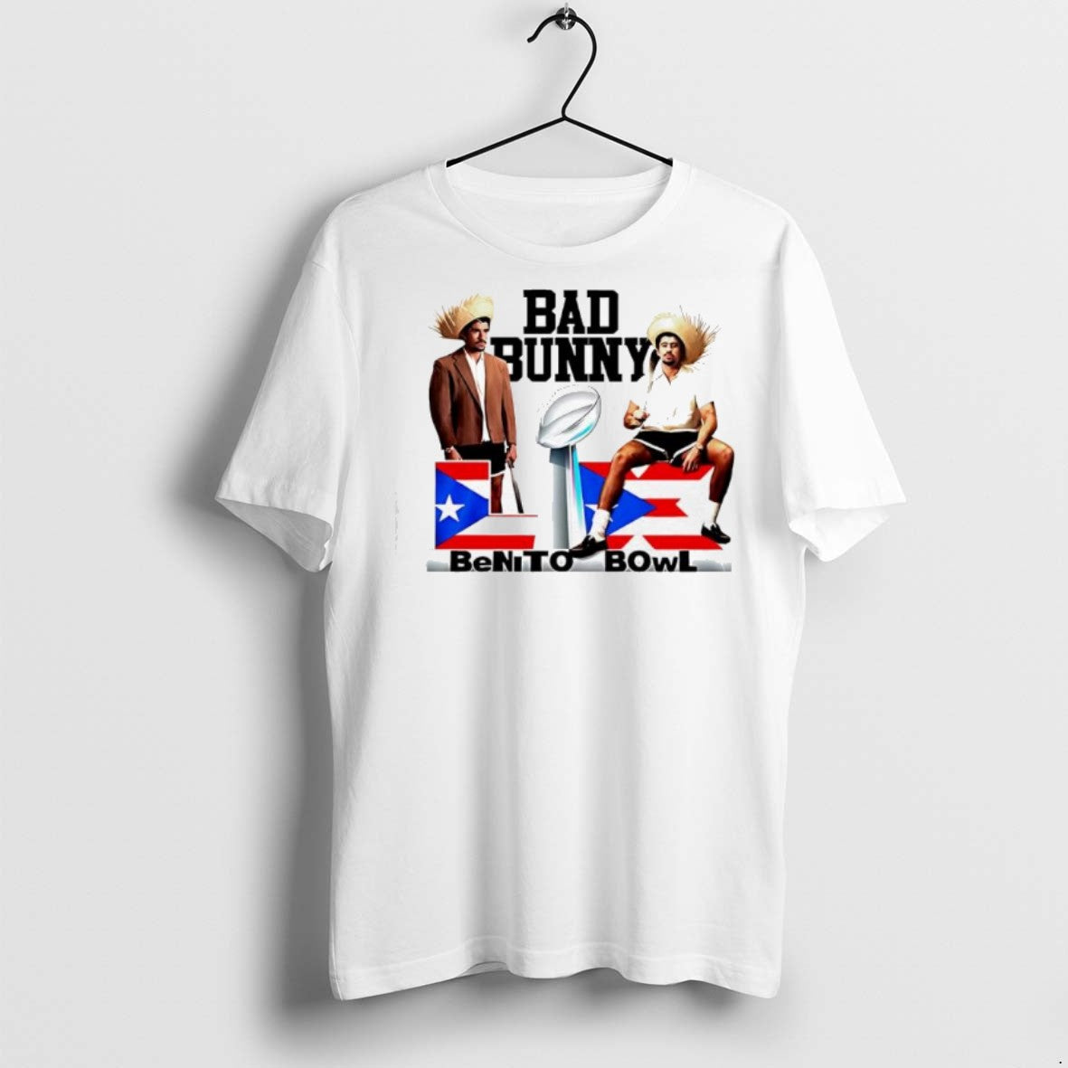 Premium Puerto Rican And Bad Bunny Benito Bowl Super Bowl Lx T Shirts