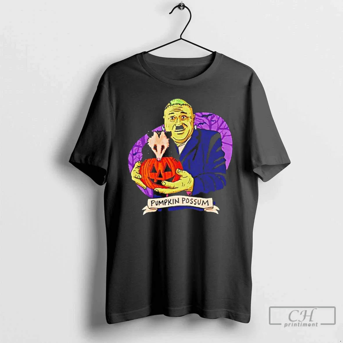 Premium Pumpkin Possum Halloween T Shirts Tee Classic Style