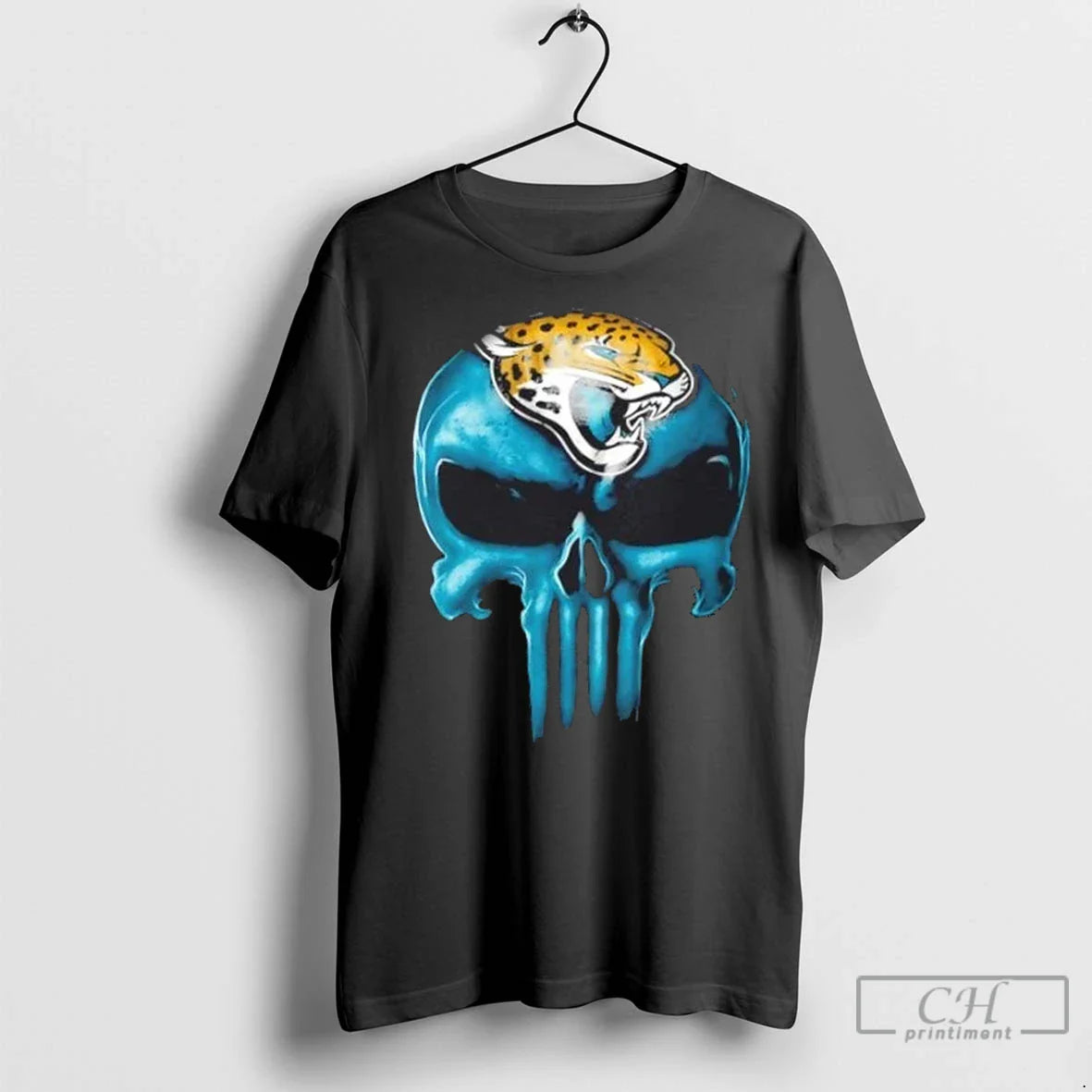 Premium Punisher Skull X Jacksonville Jaguars Football Horror