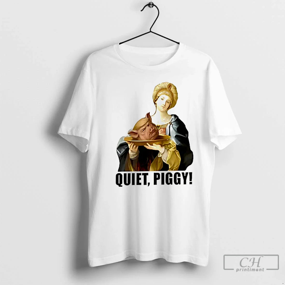 Premium Quiet Piggy Anti Trump Big Head Sweatshirt Modern Apparel