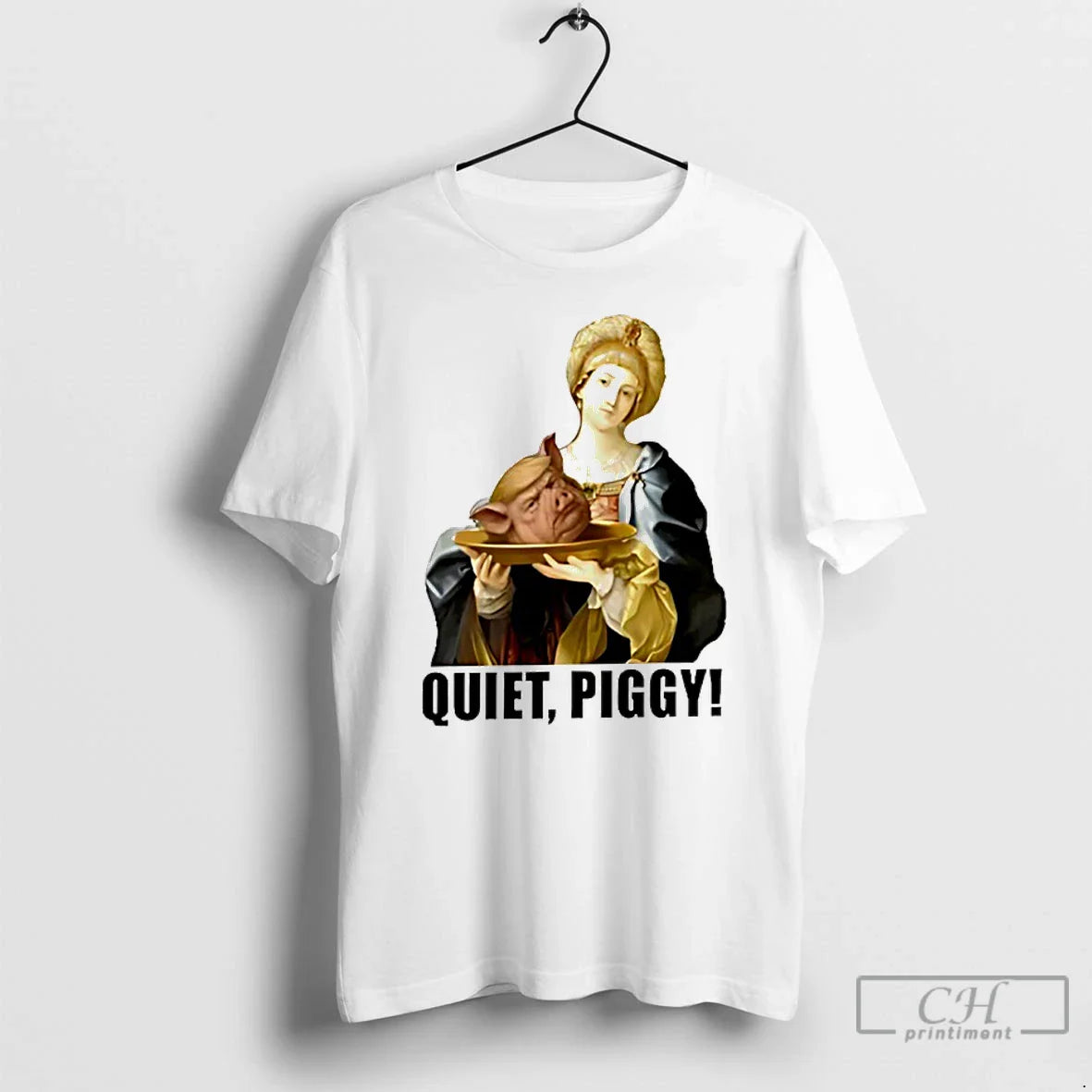Premium Quiet Piggy Anti Trump Big Head Tee Premium Fashion