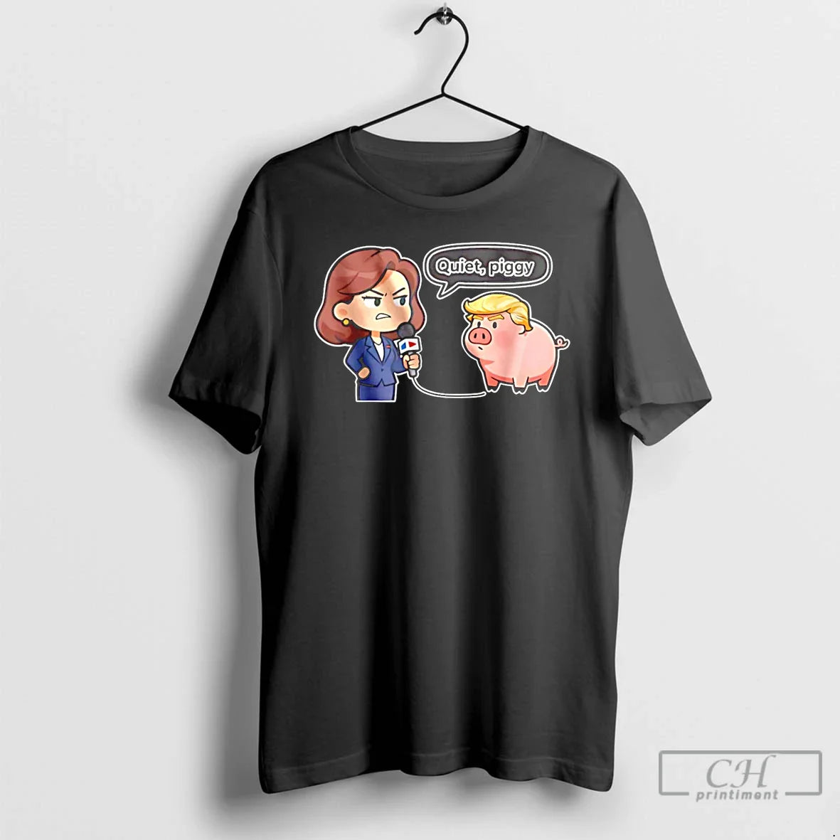 Premium Quiet Piggy Support Trump Long Sleeve Elegant Gift
