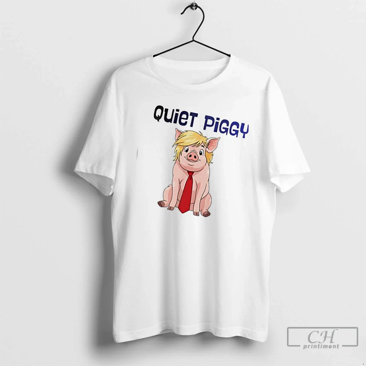 Premium Quiet Piggy Shirt Retro Look