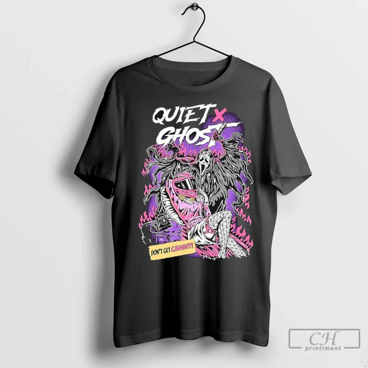 Premium Quiet X Ghost Dont Get Caught Scream Tank Top Designer Design