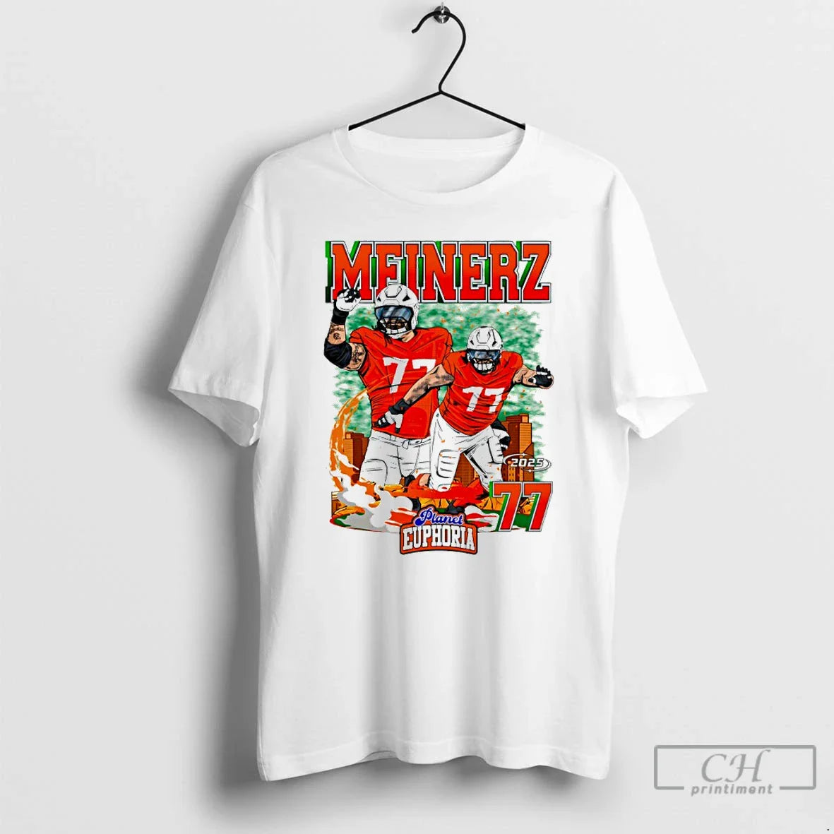 Premium Quinn Meinerz Denver Broncos Football City Tee Designer