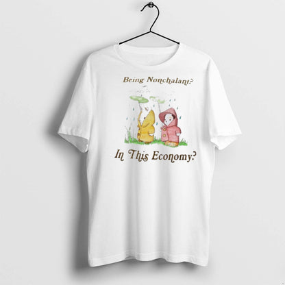 Premium Rabbit And Dog Being Nonchalant This Economy T Shirts
