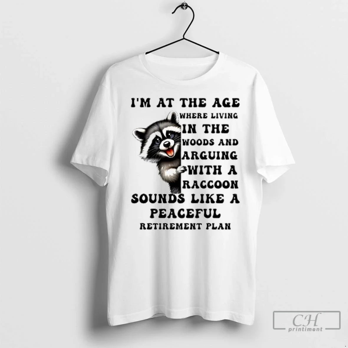 Premium Raccoon Im Age Where Living Woods And Arguing Long Sleeve