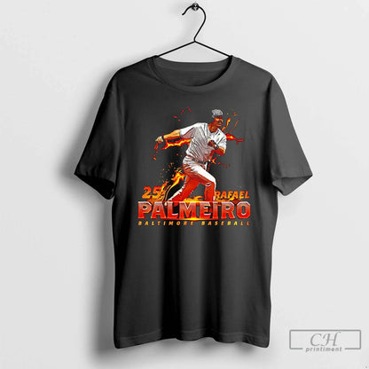 Premium Rafael Palmeiro Baltimore Baseball Fire T Shirts Shirt