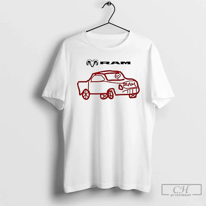 Premium Ram Trucks Cartoon Ornaments T Shirts Tank Top Unique Fashion