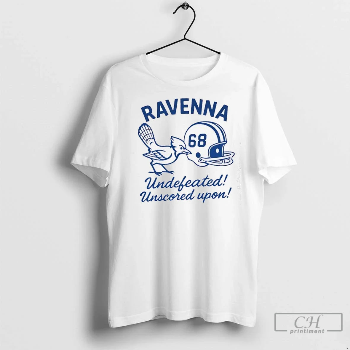 Premium Ravenna Football Helmet Undefeated Unscored Upon 1968 Hoodie