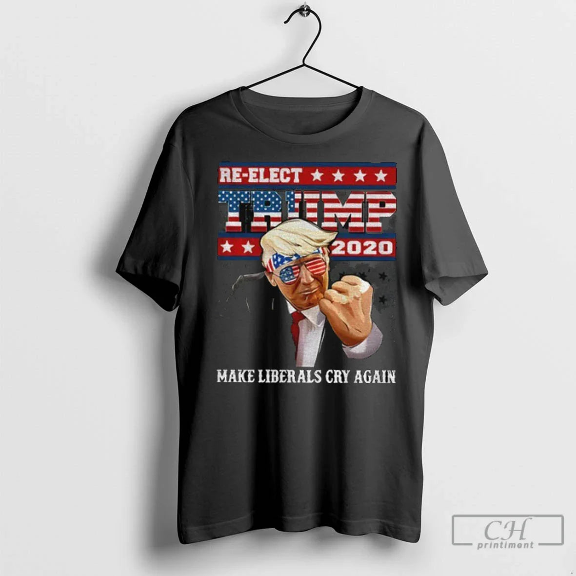 Premium Re Elect Trump 2020 Make Liberals Cry Again Hoodie Vintage