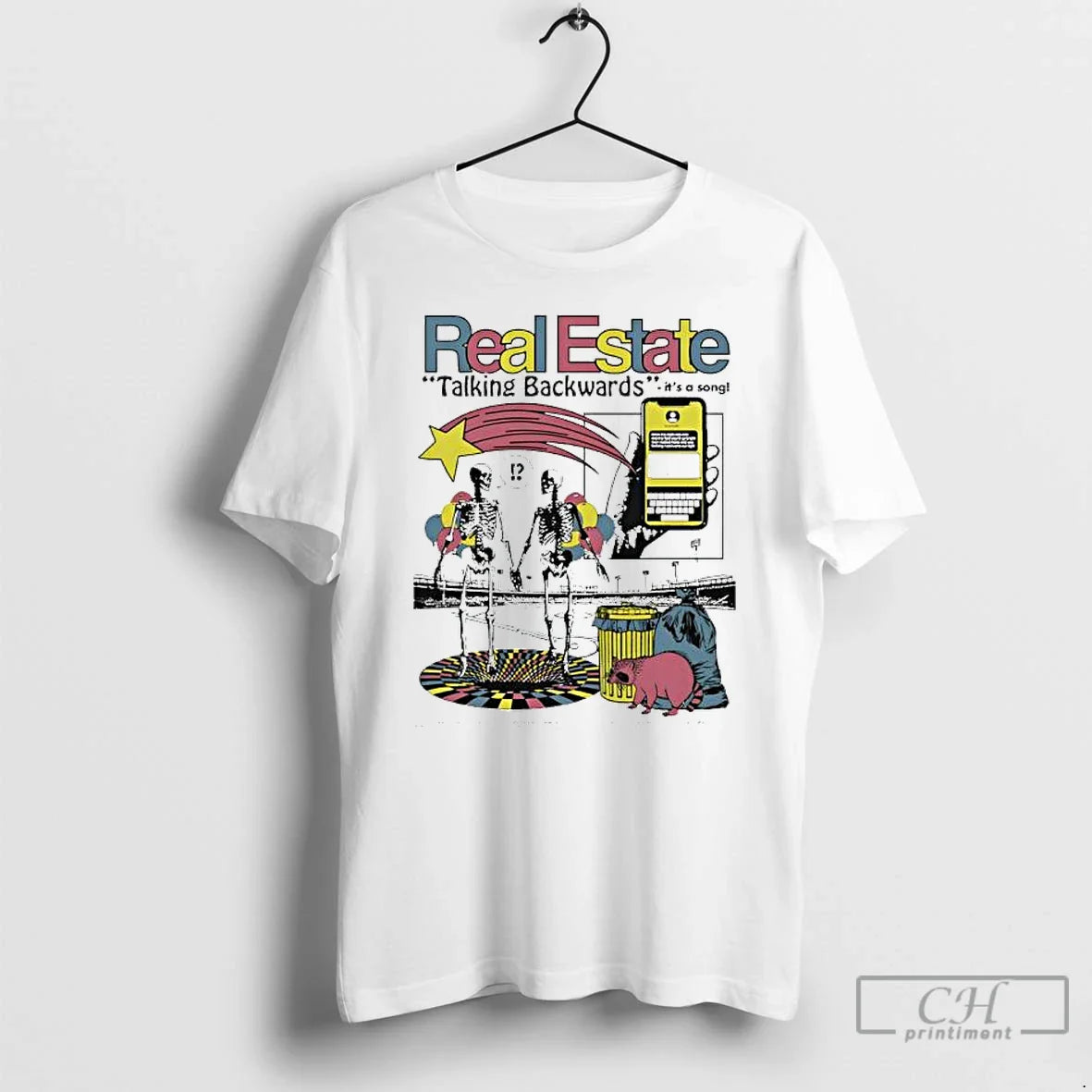 Premium Real Estate Band Talking Backwards Its Song T Shirts TShirt