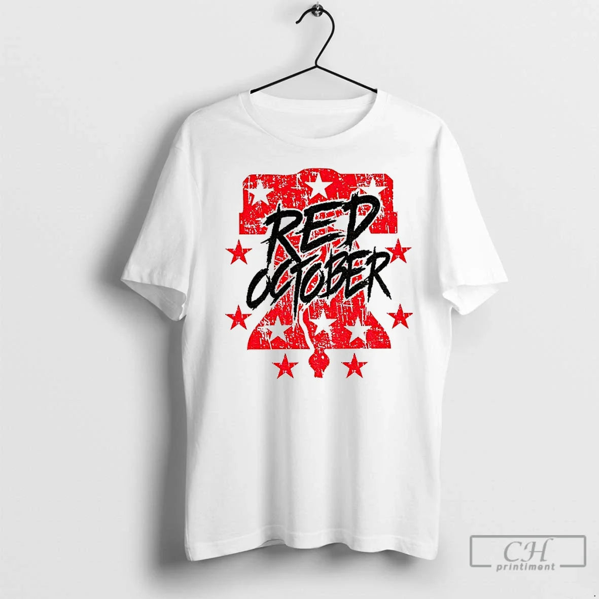 Premium Red October Philly Baseball Ring Bell Sweatshirt Unique Design