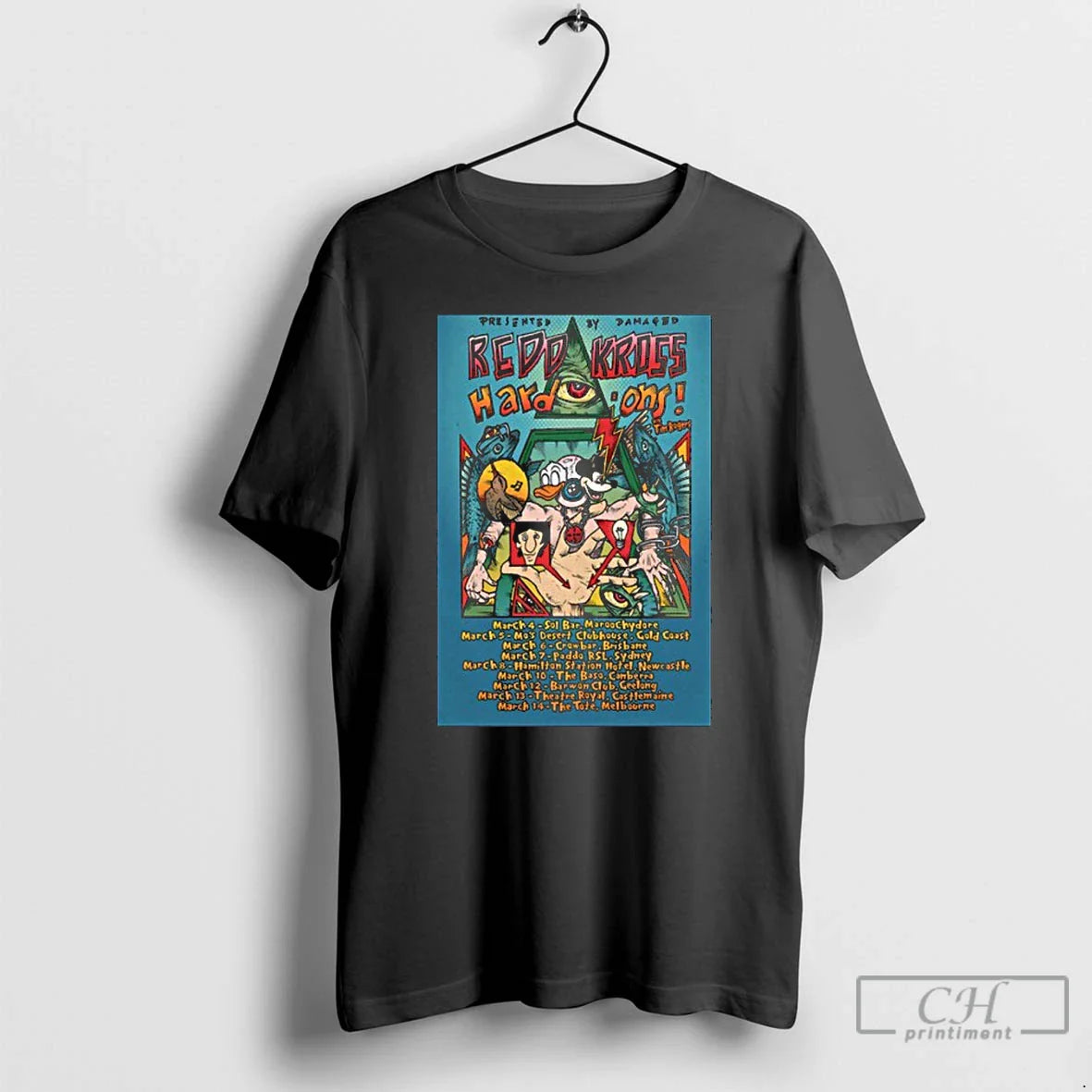 Premium Redd Kross And Hard Ons Aus Co Headline Tour 2026 Shirt