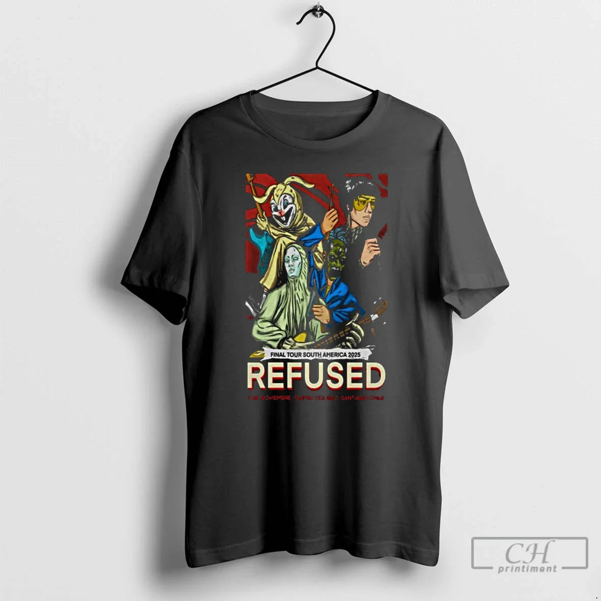 Premium Refused Nov 3 2025 Teatro Coliseo Santiago Chile T Shirts