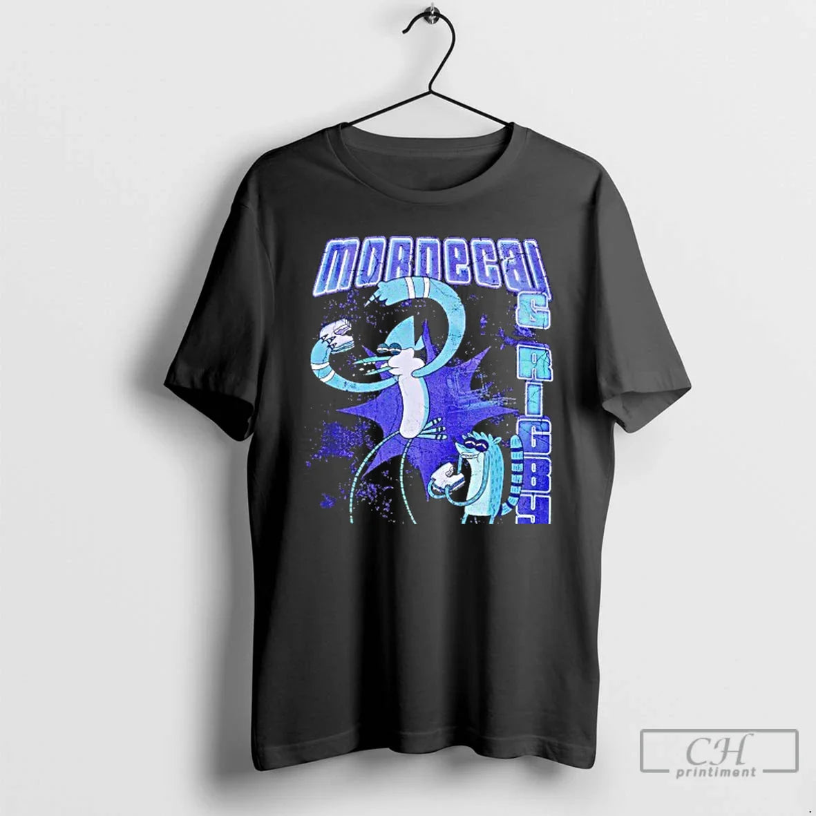 Premium Regular Show Mordecai Rigby Grillin T Shirts Tee Exclusive