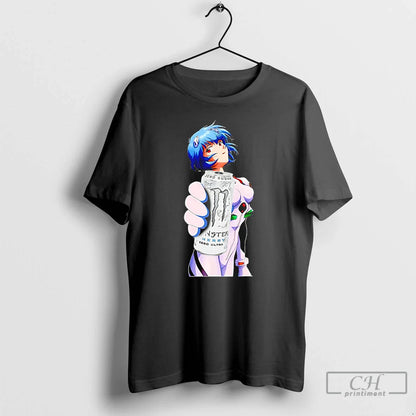 Rei Ayanami Drink Monster Anime Hoodie Designer Design