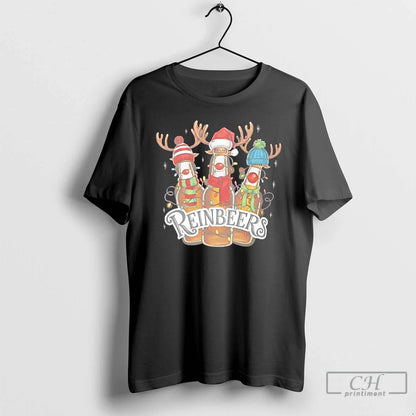 Premium Reinbeers Beer Reindeer Pun Shirt Trendy Apparel