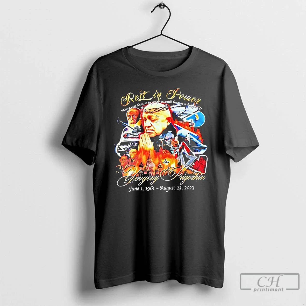 Premium Rest Power Yevgeny Prigozhin 1961 2023 T Shirts Shirt Modern