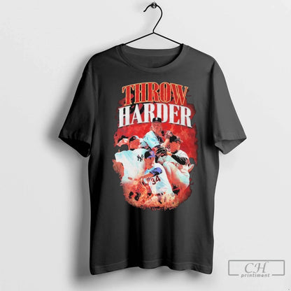 Premium Rich Harden Throw Harder Texas Rangers Seattle Mariners