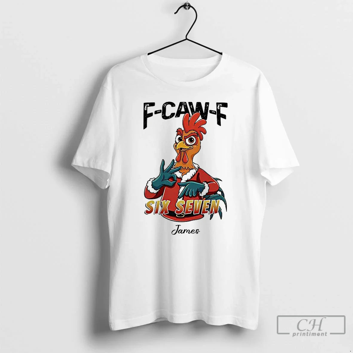 Premium Rooster F Caw F Six Seven James Meme Tank Top Modern Gift