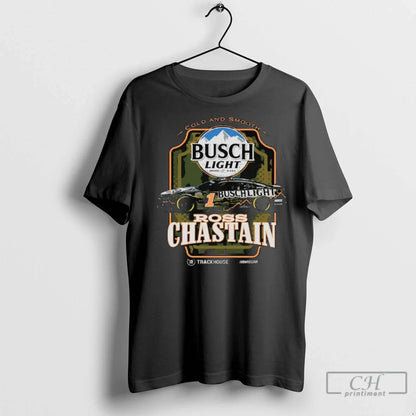 Premium Ross Chastain 1 2025 Busch Light Camo Long Sleve Sweatshirt