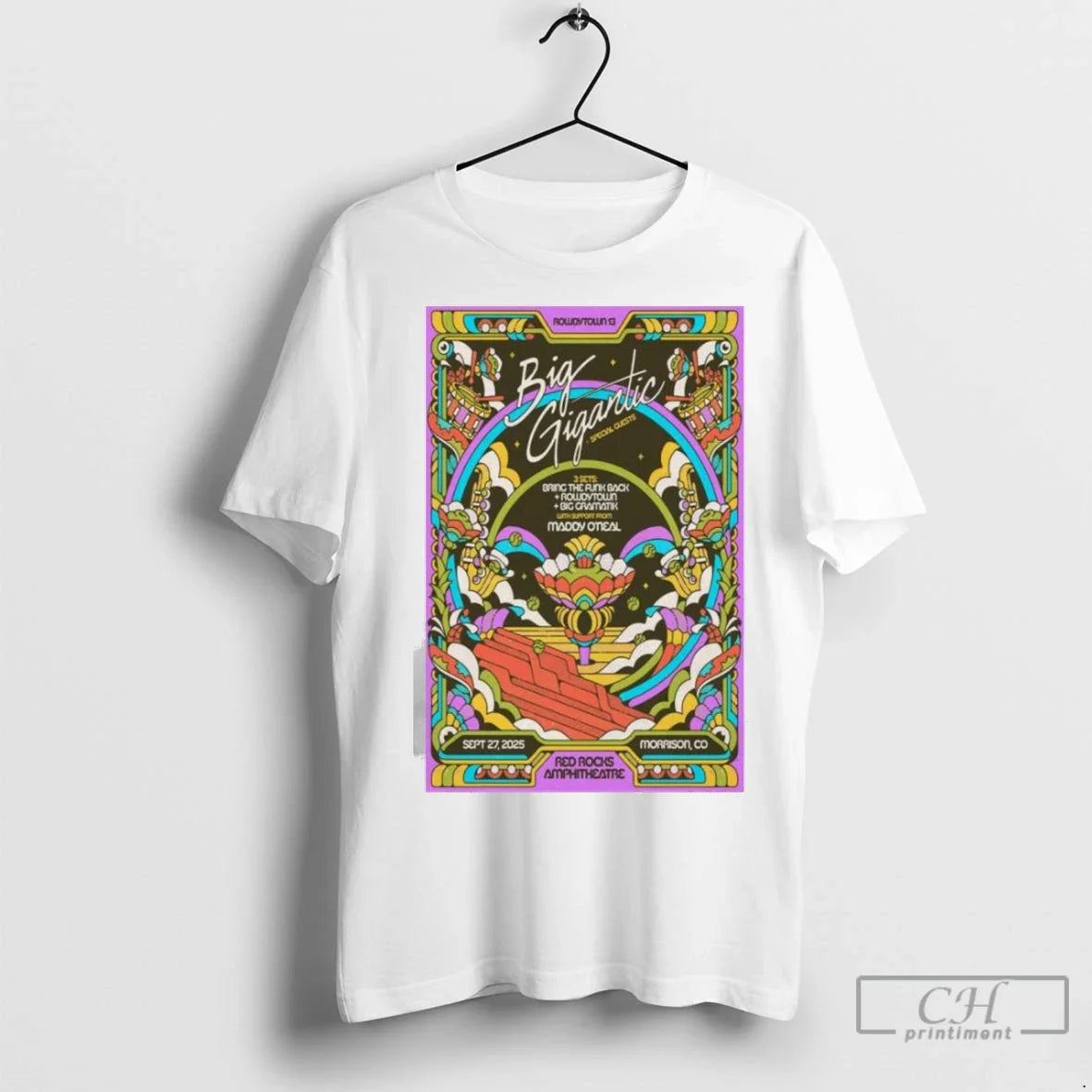Premium Rowdytown 13 Big Gigantic Red Rocks Amphitheatre Morrison
