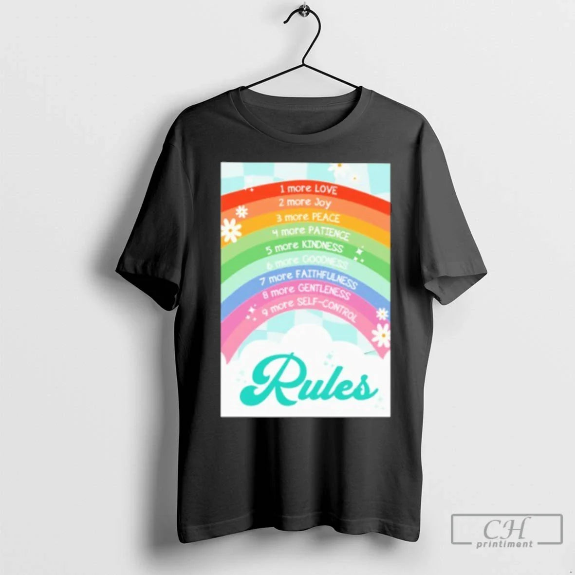 Premium Rules 1 More Love 2 More Joy 3 More Peace Tee Classic Apparel
